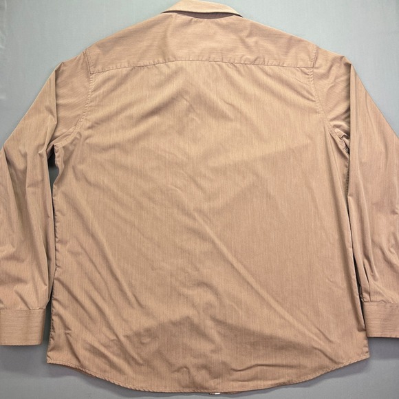 Alex Vando Bamboo Blend Easy‎ Care Dress Shirt Wrinkle-Free Long Sleeve XL - Picture 7 of 8